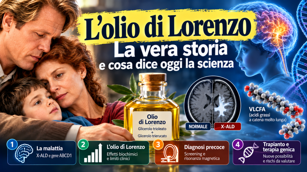 Olio di Lorenzo e adrenoleucodistrofia X-ALD
